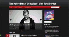Desktop Screenshot of dancemusicconsultant.com