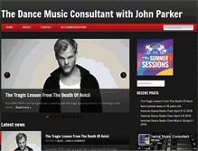 Tablet Screenshot of dancemusicconsultant.com